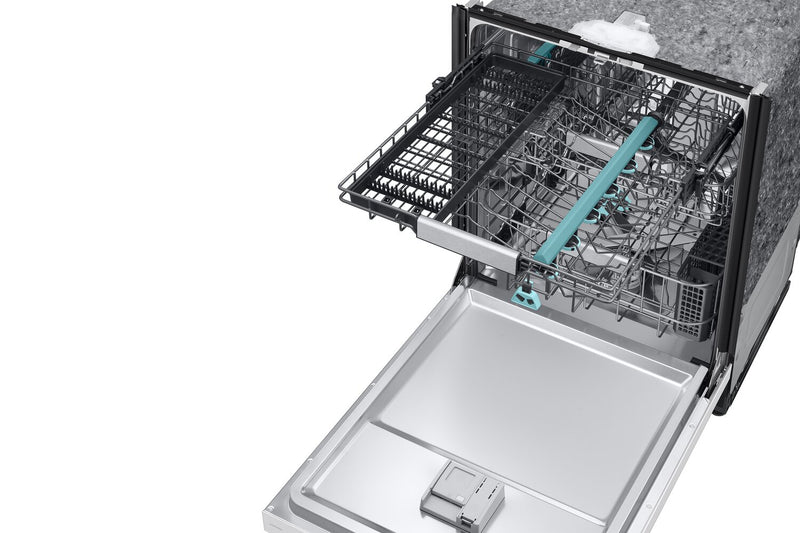 Samsung 24\" 38 dBA Top-Control Dishwasher with AI Wash and Third Rack - White - DW90F89T0U12AA