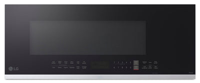 LG 1.3 Cu. Ft. Smart Low-Profile Over-the-Range Microwave Oven with Sensor Cook - MVEF1337F | Four à micro-ondes à hotte intégrée intelligent à profil bas LG de 1,3 pi3 avec cuisson par capteur - MVEF1337F | MVEF133F