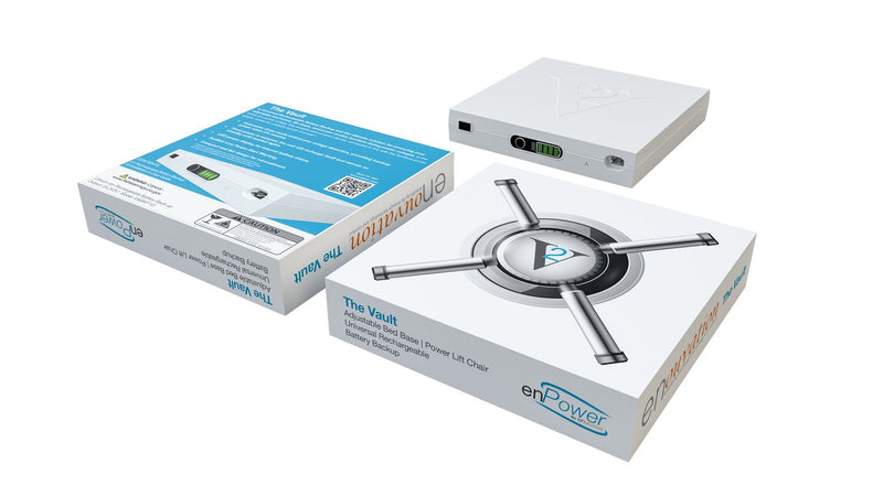 Enouvation 2080mAh The Vault Universal Rechargeable Battery Backup for Motion Furniture