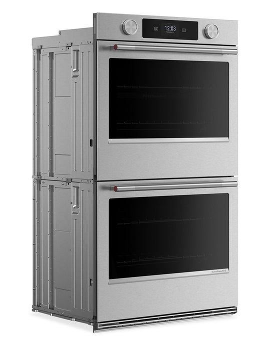 KitchenAid 27\" Smart Electric Double Wall Oven - PrintShield™ Stainless Steel - KOED727SPS\t