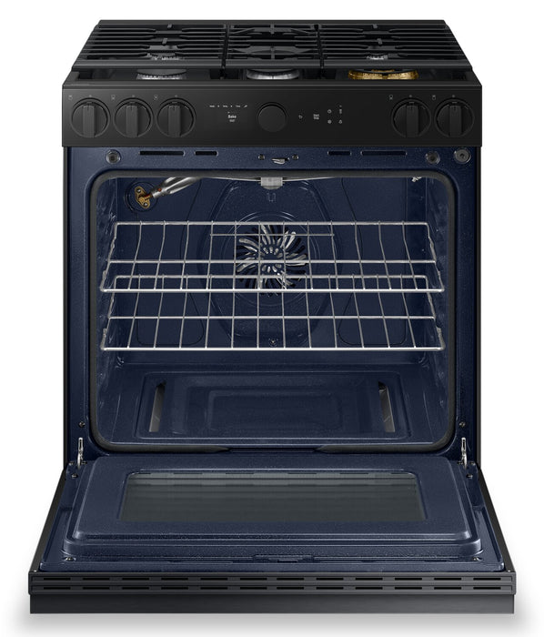 Samsung 6 Cu. Ft. Smart Gas Slide In Range with Air Fry and Air Sous Vide - Matte Black - NSG6DG8500MTAA