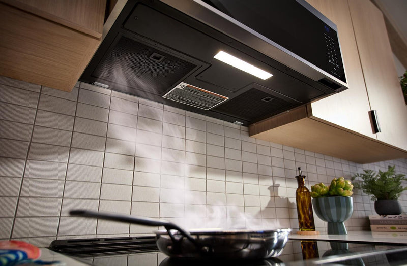 KitchenAid 1.1 Cu. Ft. Smart Low-Profile Over-the-Range Microwave - Stainless Steel - YKMML550RPS