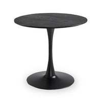 Rio Dining Table with Pedestal Base, Metal, 36