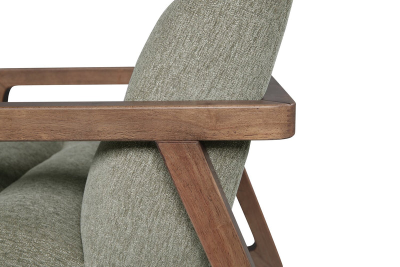 Cove 28\" Chenille Fabric Accent Chair – Olive
