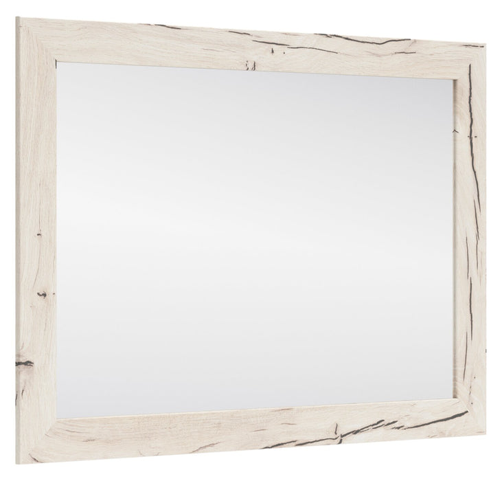 Derekson Bedroom Dresser Mirror - Rustic White