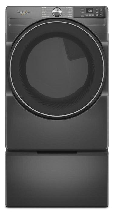 Whirlpool 7.4 Cu. Ft. Smart Gas Dryer with Wrinkle Shield™ - Volcano Black - WGD5720RU