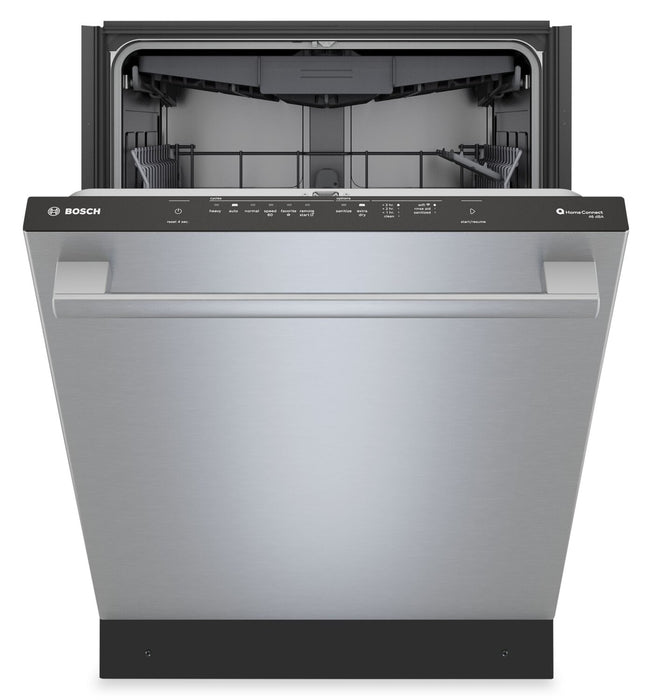 Bosch 300 Series 24\" 46 dBA Top Control Dishwasher – Stainless Steel - SHX53DM5N