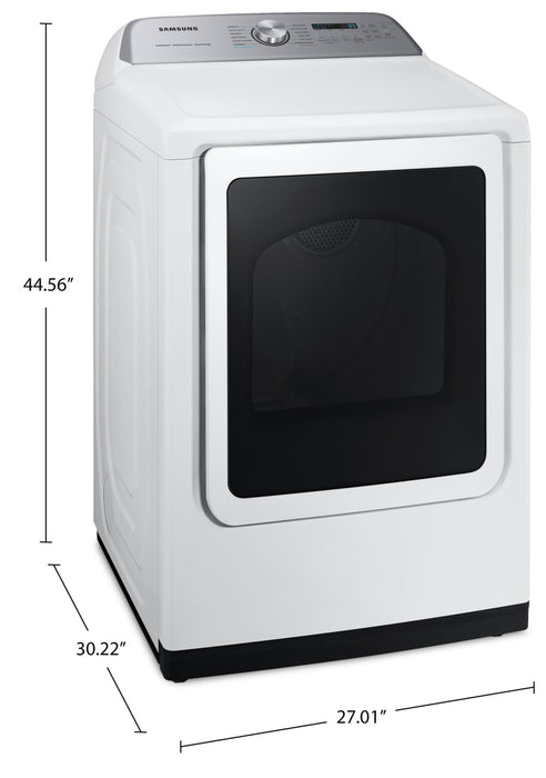 Samsung 7.4 Cu. Ft. Electric Dryer with Steam - White - DVE52DG5505WAC