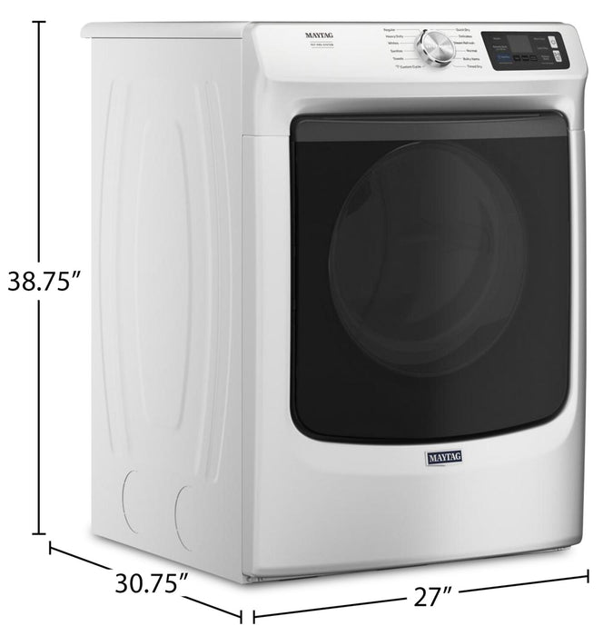 Maytag 7.4 Cu. Ft. Pet Pro Smart Electric Dryer - White - YMED7020RW