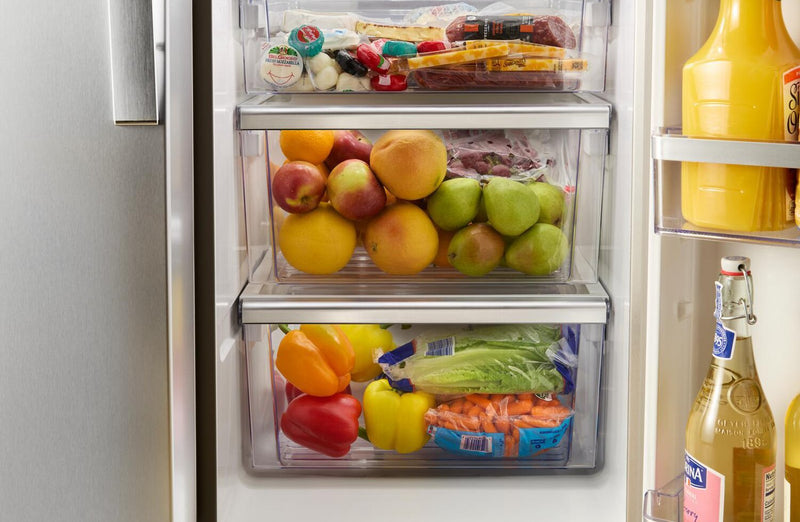 Whirlpool 36\" 28.7 Cu. Ft. Side-by-Side Refrigerator – Fingerprint-Resistant Stainless - WRSF6536RZ