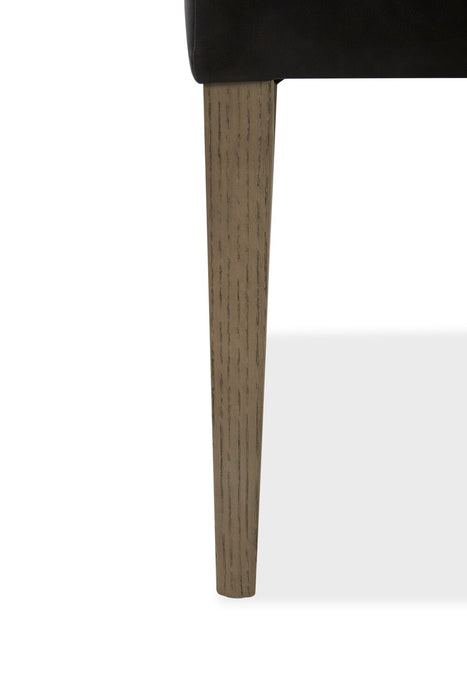 Arlo Dining Chair with Vegan Leather Fabric - Bison Brown