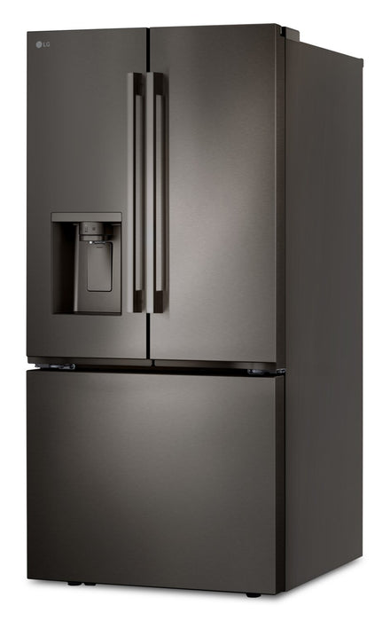 LG 33\" 25 Cu. Ft. 3-Door French Door Refrigerator - PrintProof™ Stainless Steel - LF25H6330D