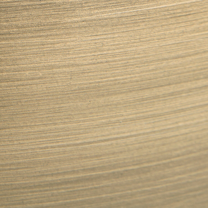 Sylvia 36” Modern 3-Pack Round Coffee + 2 End Tables - Brushed Brass