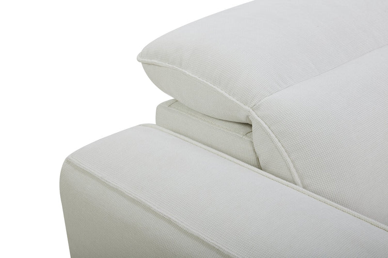 Essence 6-Piece Power Reclining Sectional with Power Headrests - Ivory