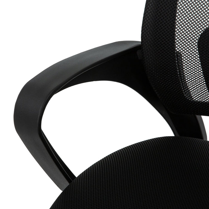 Sealy® Raven 25.2” Adjustable Ergonomic Office Chair with Mesh Padding - Black