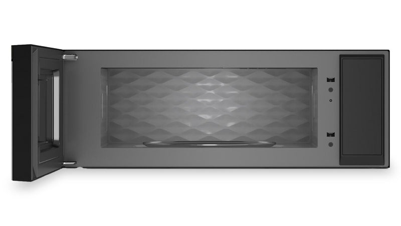 Whirlpool 1.1 Cu. Ft. Smart Low-Profile Over-the-Range Microwave - Black Stainless Steel - YWMML5530RV