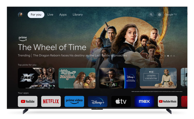 TCL 98\" QLED Pro 4K UHD HDR Pro+ 120Hz Google Smart TV (98Q651G-CA)