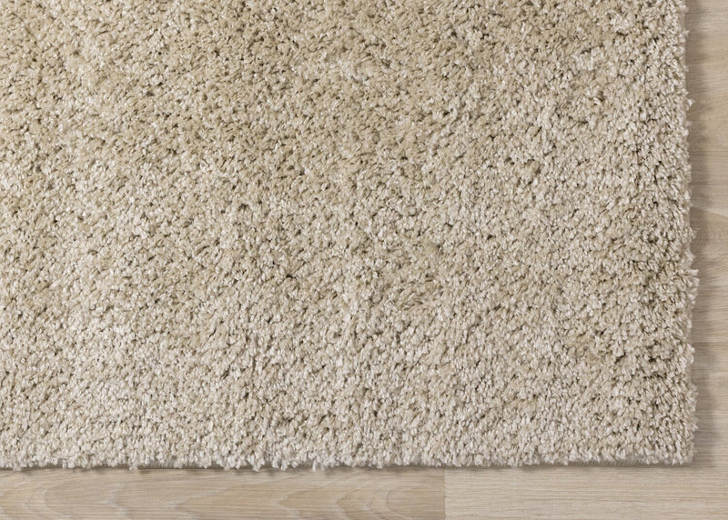 Pascal Beige Shag Area Rug - 5'3\" x 7'7\"