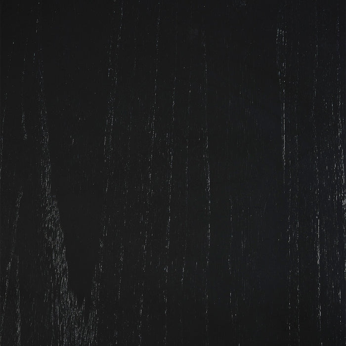 Julian 22” Contemporary End Table with Storage and USB Ports - Black