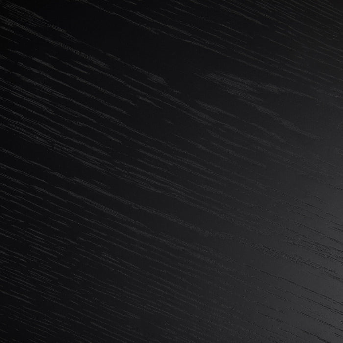 Viola 20\" Modern Round End Table – Black Ash 