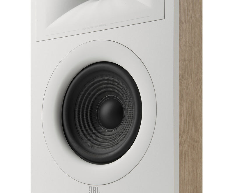 JBL Stage 250B 2-Way 5.25\" Bookshelf Loudspeaker Pair - White (JBL250BWHT)