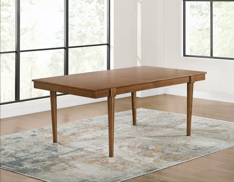 Ember Dining Table, 74-92\"W - Brown