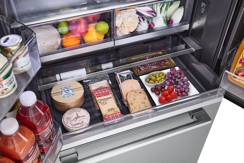 LG Studio 36\" 27 Cu. Ft. Smart Counter-Depth MAX™ French-Door Refrigerator - Stainless Steel - SRFB27S3