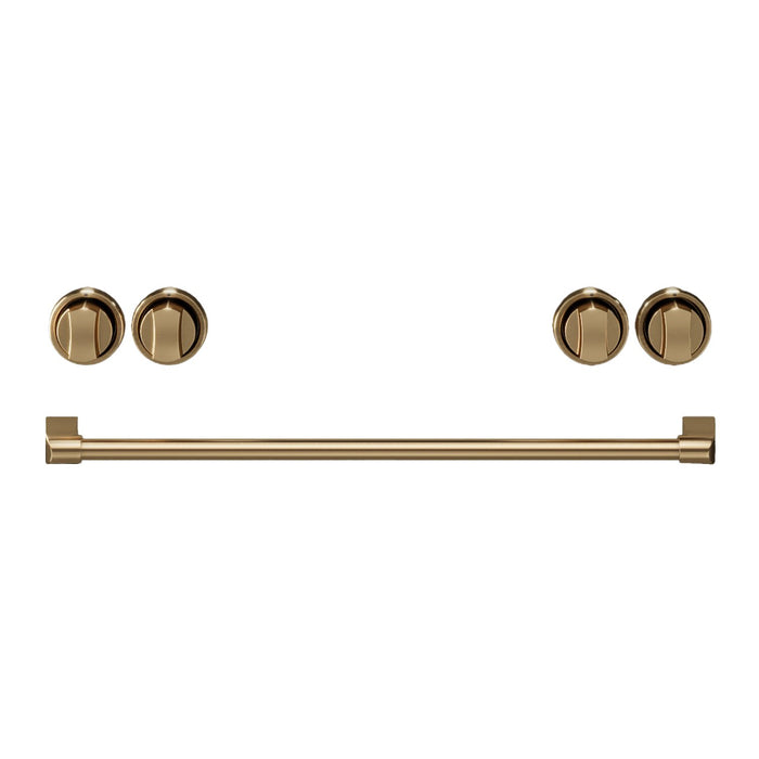 Thor Kitchen Handle and Knob Set for 30” Range in Brushed Bronze - CKA-RG30-BRZ