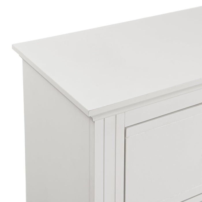 Ella Bedroom Chest of Drawers, 5-Drawer, 36\"W x 53\"H -  White