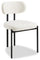 ["Rio Dining Chair with Polyester Fabric, Metal - Taupe"]