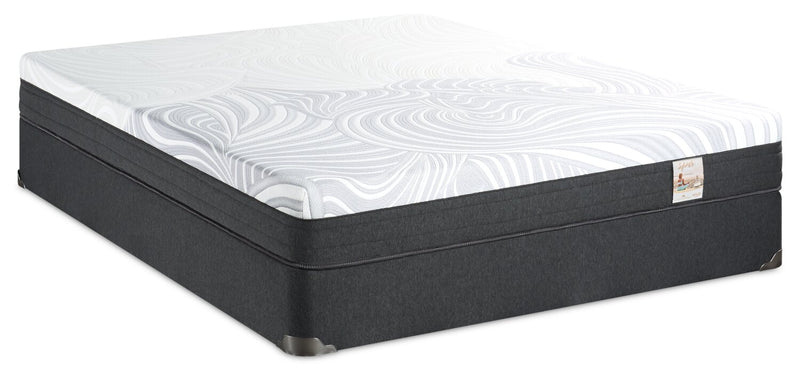 Springwall Spa 8 Firm Smooth Top Full Mattress in a Box Set