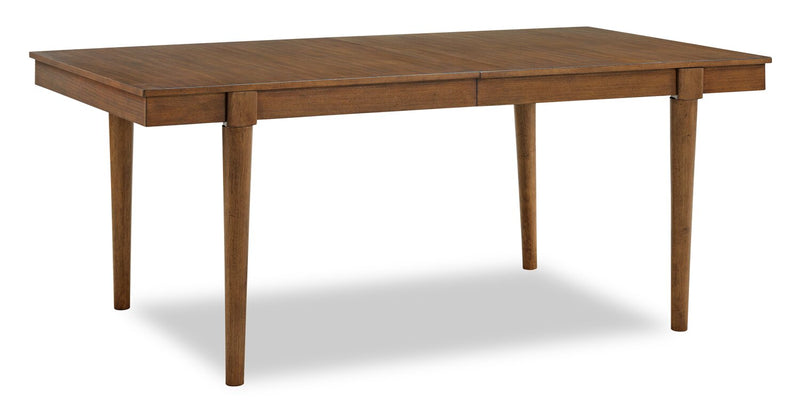 Ember Dining Table, 74-92\"W - Brown