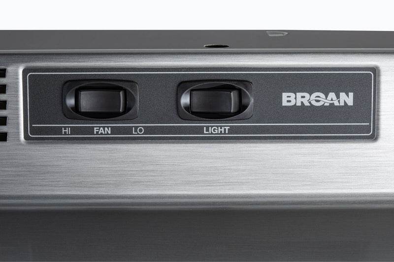Broan BU2 Series 24\" Under-Cabinet Range Hood - Stainless Steel - BU224SF