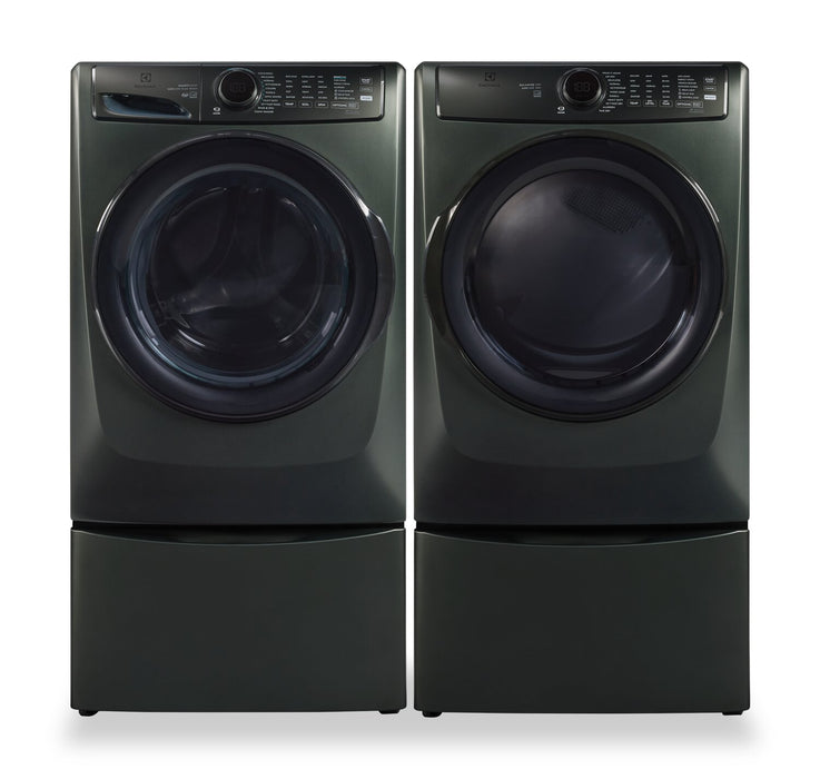 Electrolux 5.2 Cu. Ft. Perfect Steam™ Front-Load Washer and 8 Cu. Ft. Electric Dryer - Alpine Green