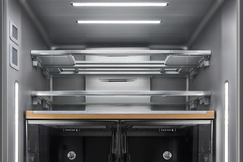 KitchenAid 36\" 19.4 Cu. Ft. Counter-Depth 4-Door Refrigerator - Stainless Steel - KRQC736RPS