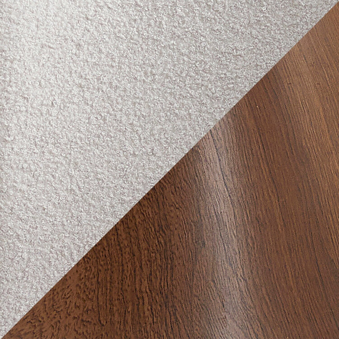 Alwin 5pc Dining Set with Table & 4 Chairs, Sintered Stone Top, Metal, 47.25\"W Round - Brown/Grey