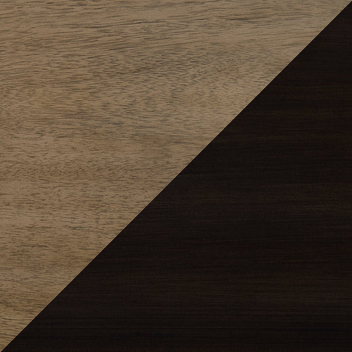 Wells 46\" Solid Wood Lift Top Coffee Table with Storage and Casters - Two Tone Brown