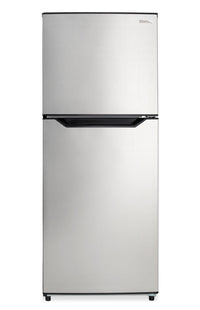 Danby 23.44” 11 Cu. Ft. Apartment Size Top Mount Refrigerator – Stainless Steel - DFF116B2SSDBL 