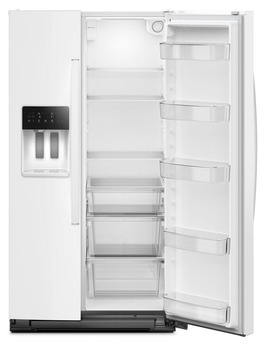 Whirlpool 36\" 21 Cu. Ft. Side-by-Side Refrigerator - White - WRSC5536RW