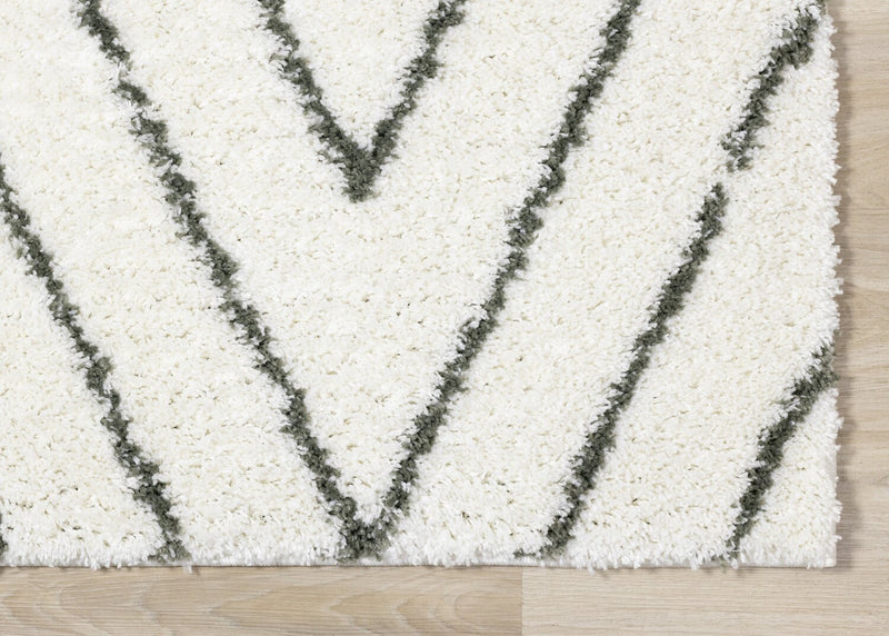 Pascal Multi-Colour Shag Area Rug - 7'10\" x 10'6\"