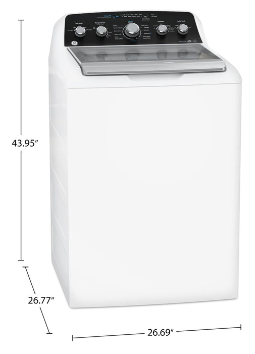 GE 4.9 Cu. Ft. Top Load Agitator Washer - White - GTW491BMRWS