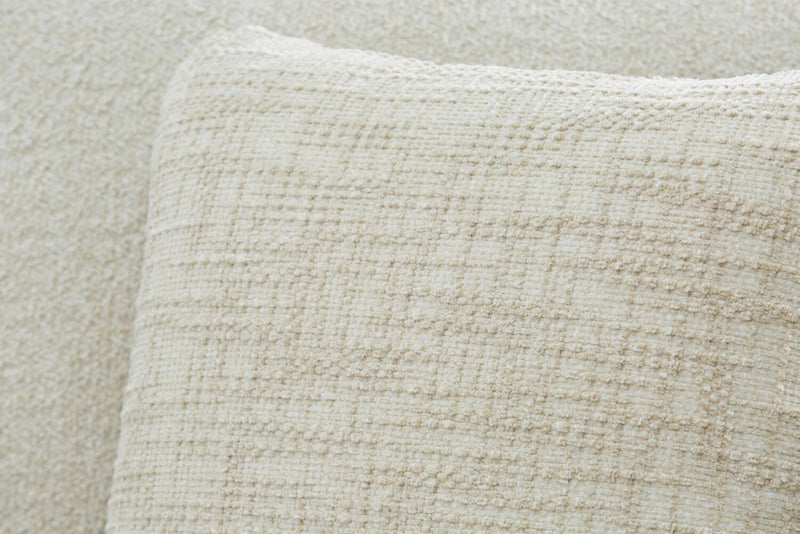 Halifax 4-Piece Outdoor Patio Set with 2 Loveseats, Armless & Corner Chairs, UV & Weather Resistant - Beige/Brown