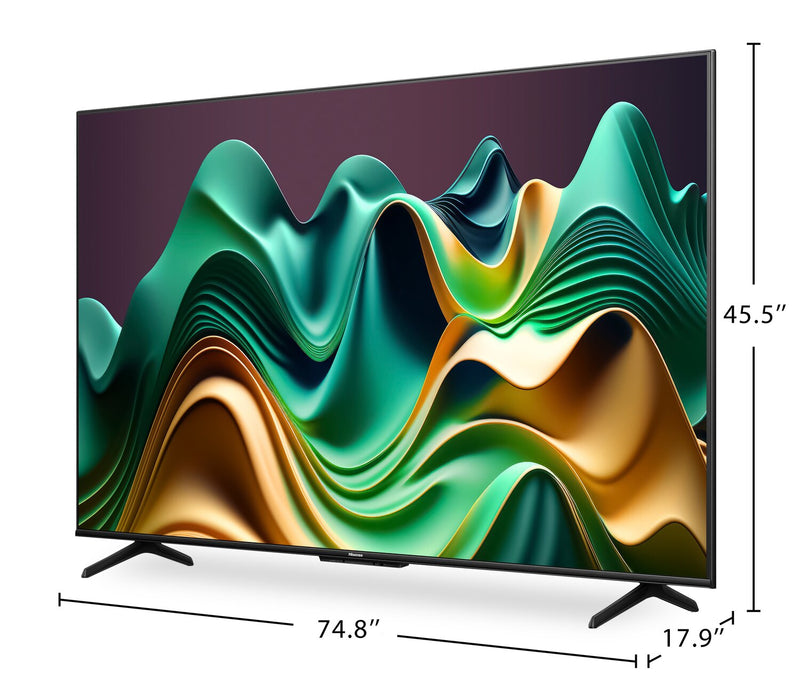 Hisense 85\" QLED Mini LED 4K UHD HDR10+ Dolby Vision 60Hz Google Smart TV (85U68N)