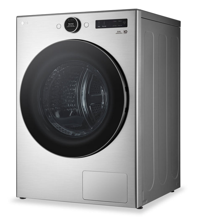 LG 7.8 Cu. Ft. Heat Pump Dryer - Graphite Steel - Stackable - DLHC5502V