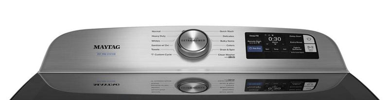Maytag 6.0 Cu. Ft. Pet Pro Smart Top-Load Washer - Midnight Steel - MTW7205RF