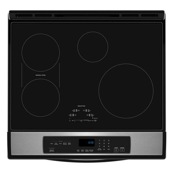 Whirlpool 6.4 Cu. Ft. Induction Range with No Preheat Air Fry - Stainless Steel - WSIS5030RZ
