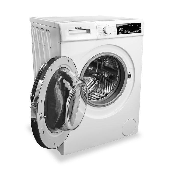 Danby 24\" 2.2 Cu. Ft. Stackable Compact Front-Load Washer with Steam - White - DWM022D3WDB