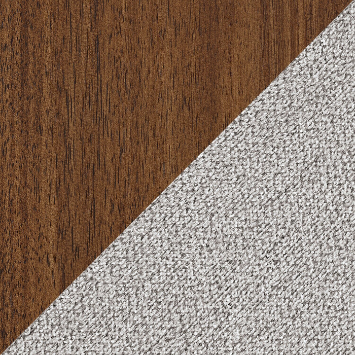 Ember 6pc Dining Set with Table, Bench & 4 Chairs, 74-92\"W - Grey & Brown