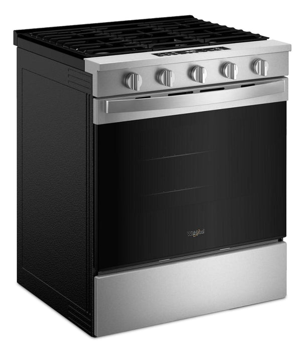 Whirlpool 30\" 5 Cu. Ft. Gas Range with Air Cooking - Fingerprint Resistant Stainless Steel - WSGS5030SZ
