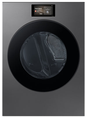 Samsung Bespoke 7.6 Cu. Ft. Electric Dryer with AI Opti Dry - Dark Steel - DV90F53AESAC